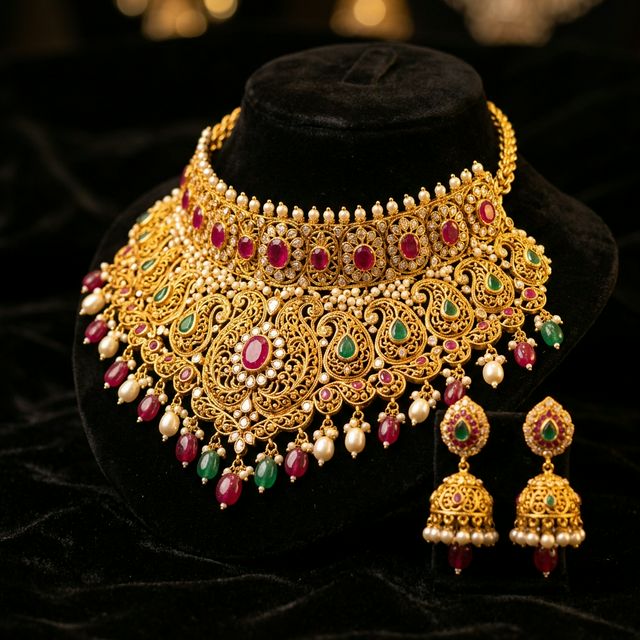 22K Gold Bridal Necklace