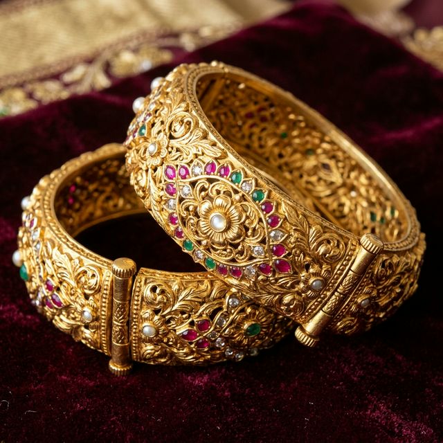 Heavy Gold Bangles