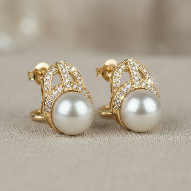 Diamond Stud Earrings